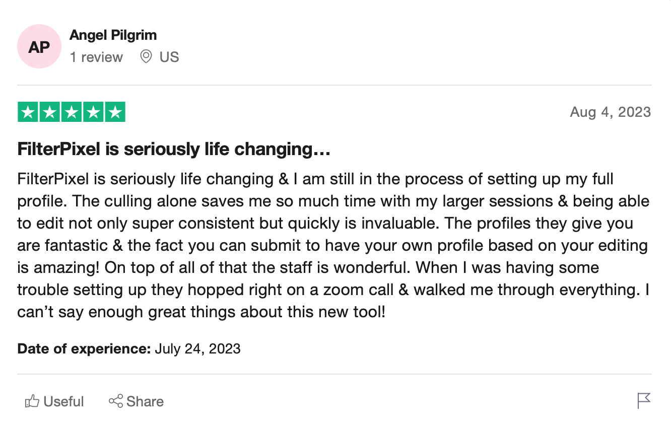 Angel Philgrim Review